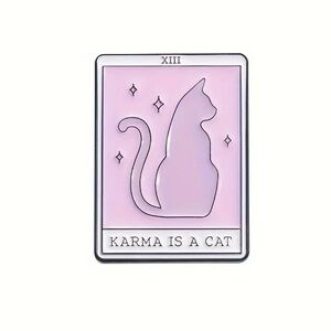 Taylor Swift Themed + Tarot Card Inspired Enamel Pin Karma Cat Midnights NEW